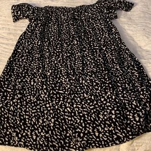 Black and white dress